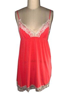 2010s VICTORIA'S SECRET coral babydoll dress ♡